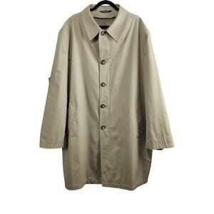 Ralph Lauren Blue Label Women's Button Up Cotton Beige Trench Coat